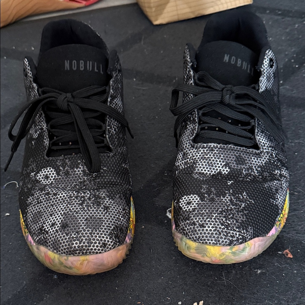 NOBULL Black and Patterned Training Shoes